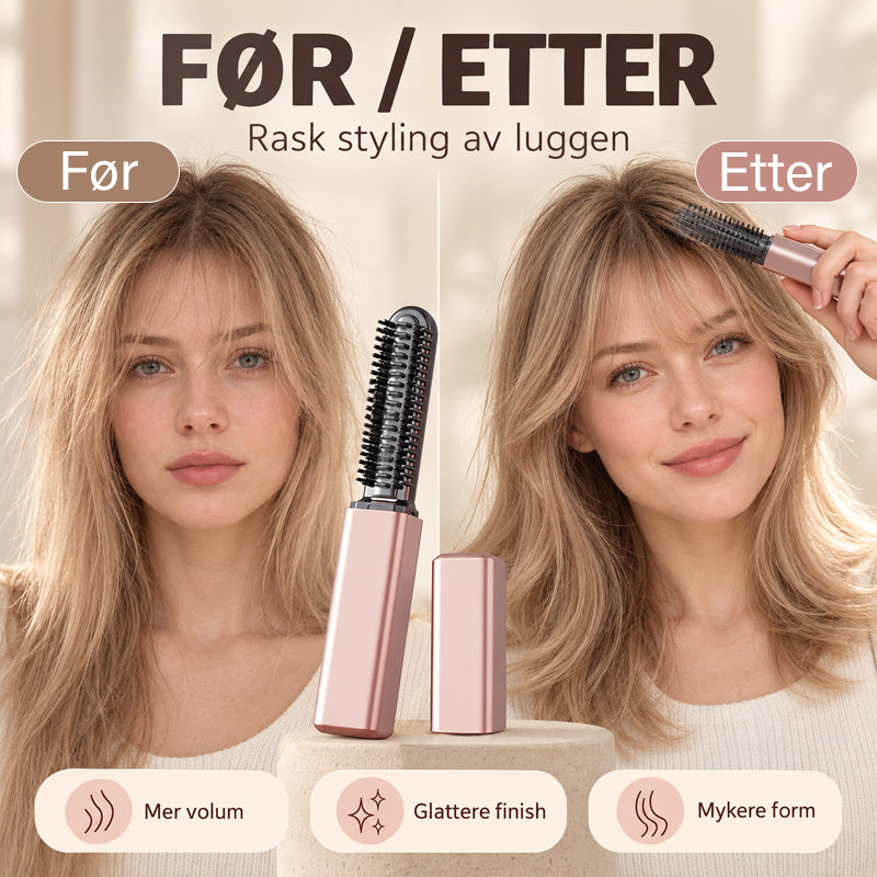 Compact Wireless Hot Comb – Handy Bang Styling Companion!