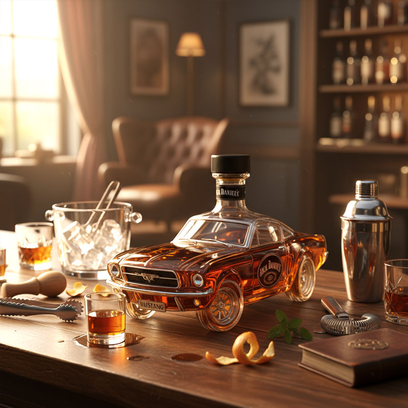 Sports Car-Shaped Whiskey Bottle🥃🐎