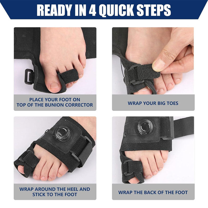 Adjustable Big Toe Support Sleeve Knob Adjustment