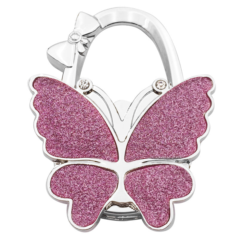 Butterfly Foldable Handbag Hook – Stylish Portable Non-Slip Bag Hanger