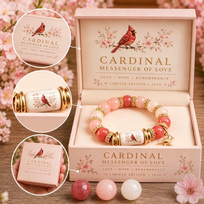 ❤ Liefde, herinnering en zegeningen van de kardinaal 🕊️ | Armband in beperkte oplage 2026