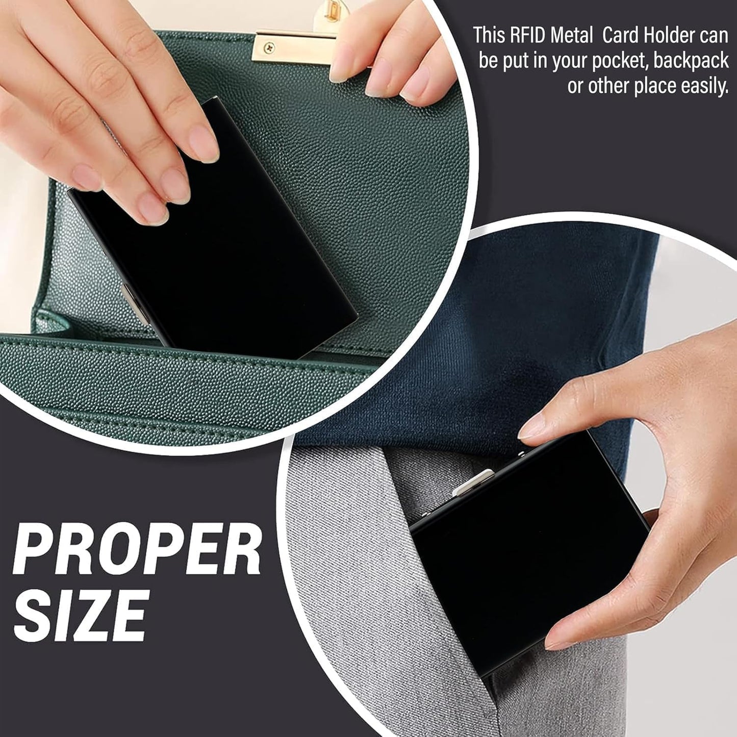 RFID Blocking Metal Card Holder