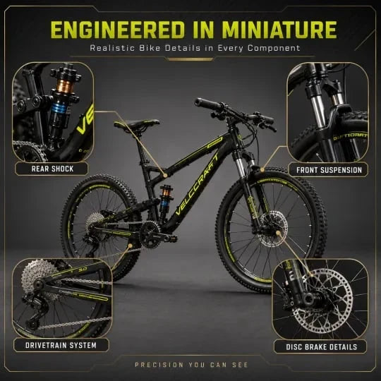 🚲DIY Mountain Bike Model Kit – Build, Display & Collect