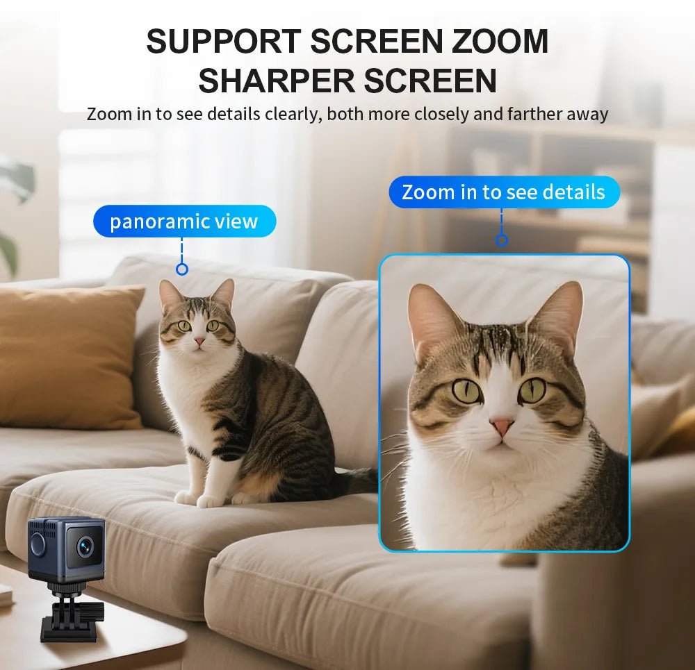 📶 Smart WiFi Security Camera – 1080P HD Night Vision Motion Detection