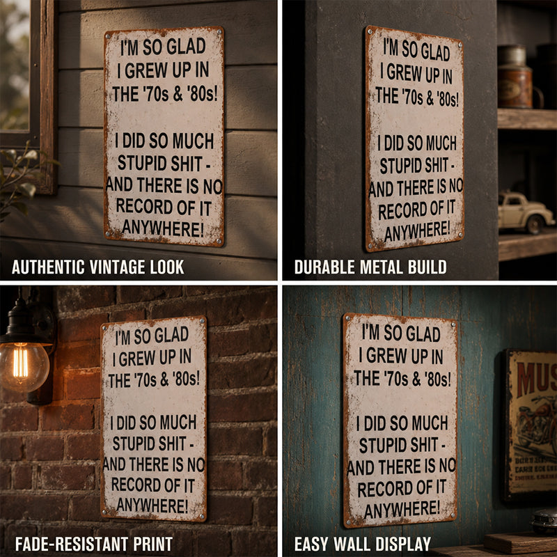 Fortunate Finds Vintage Metal Sign
