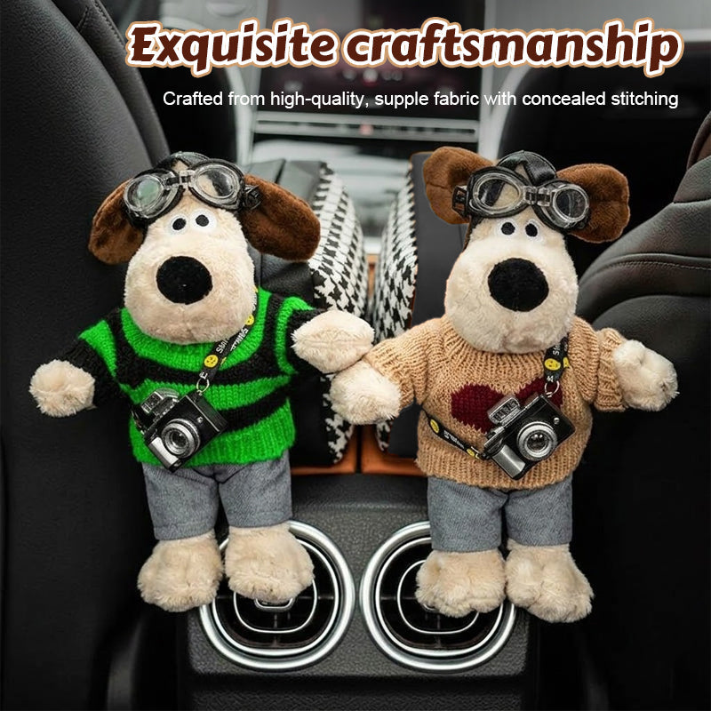 Cute Dog Car Tissue Holder
