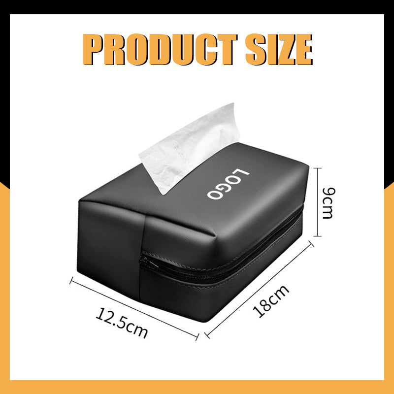 Back-Mounted Car Armrest Box Tissue Bag