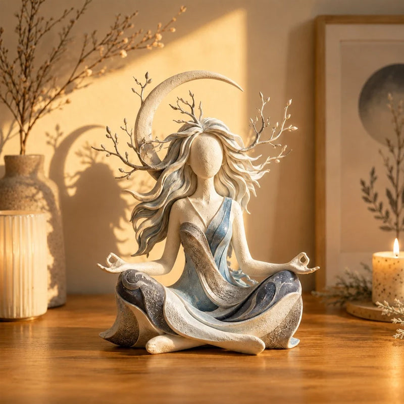 Goddess of Nature Sculpture – Artistic Decorative Statue of the Goddess of Nature