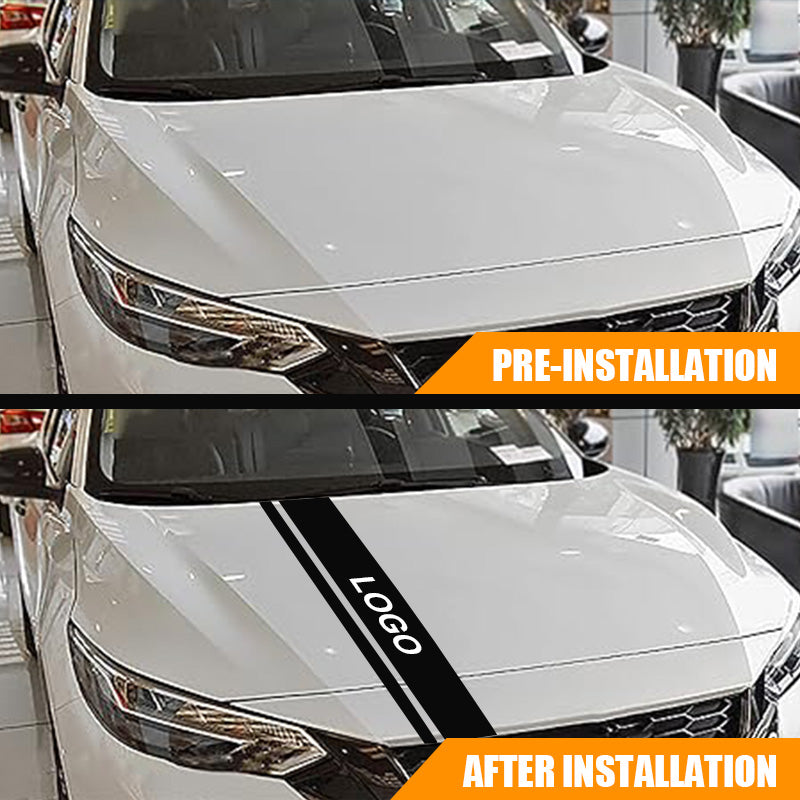 Car stickers to decorate the hood (2 sheets)