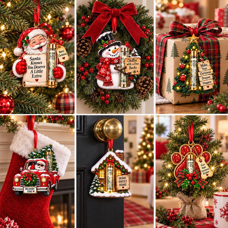 Surprise Red Envelope Christmas Tree Ornament