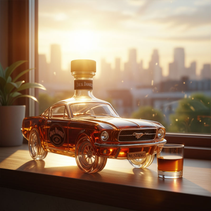 Sports Car-Shaped Whiskey Bottle🥃🐎