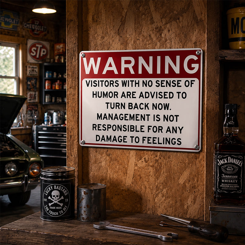 Humor Warning Door Decoration