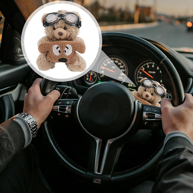 The cuddly travel companion 🧸 — Enhance your car interior with pure cuteness