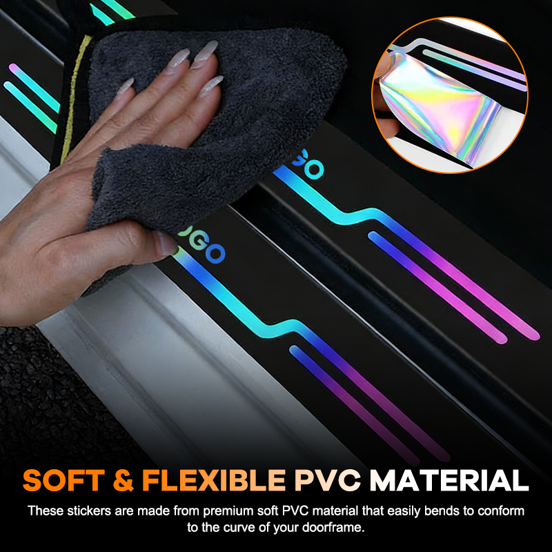 🚗Custom Laser-Engraved Car Door Sill Protector Stickers