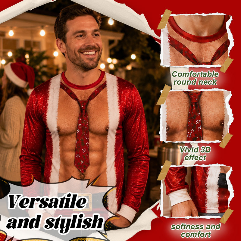 Men's Funny Christmas Party Top 🎄