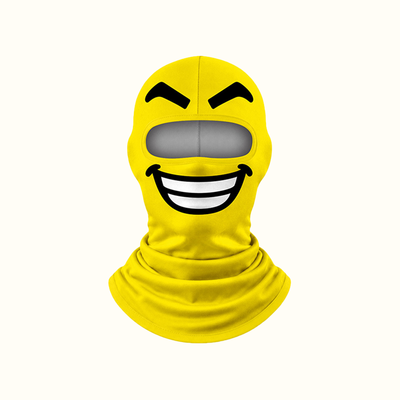 😂 Funny Emoji Fleece Balaclava – Warm Winter Face Mask