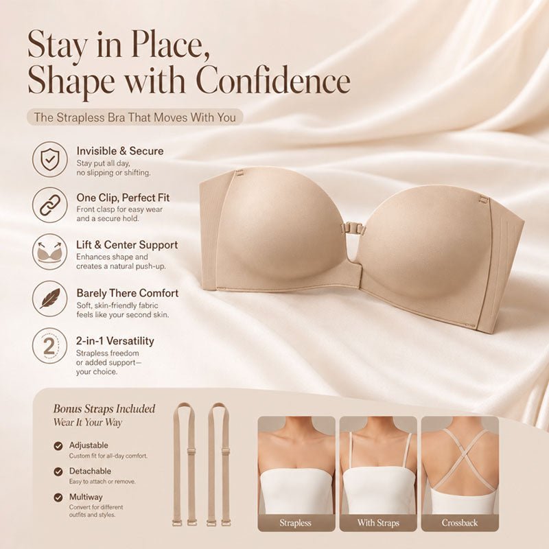 Front Closure Push-Up Bra