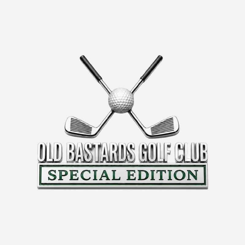 Old Bastards Golf Club Special Edition Car Badge