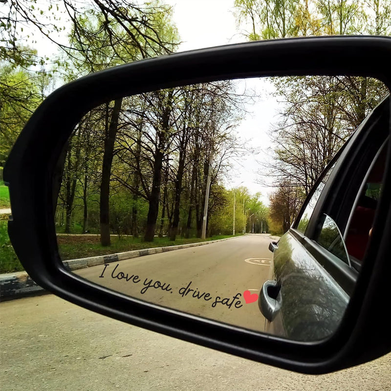 „I Love You Drive Safe“ Mirror stickers