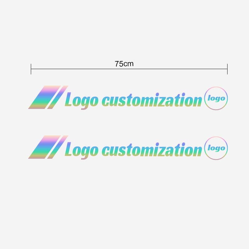 Colorful Laser Car Stickers