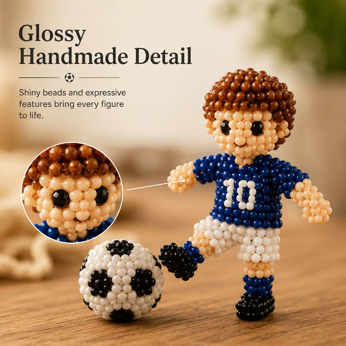 ⚽✨3D Beaded Soccer DIY Kit