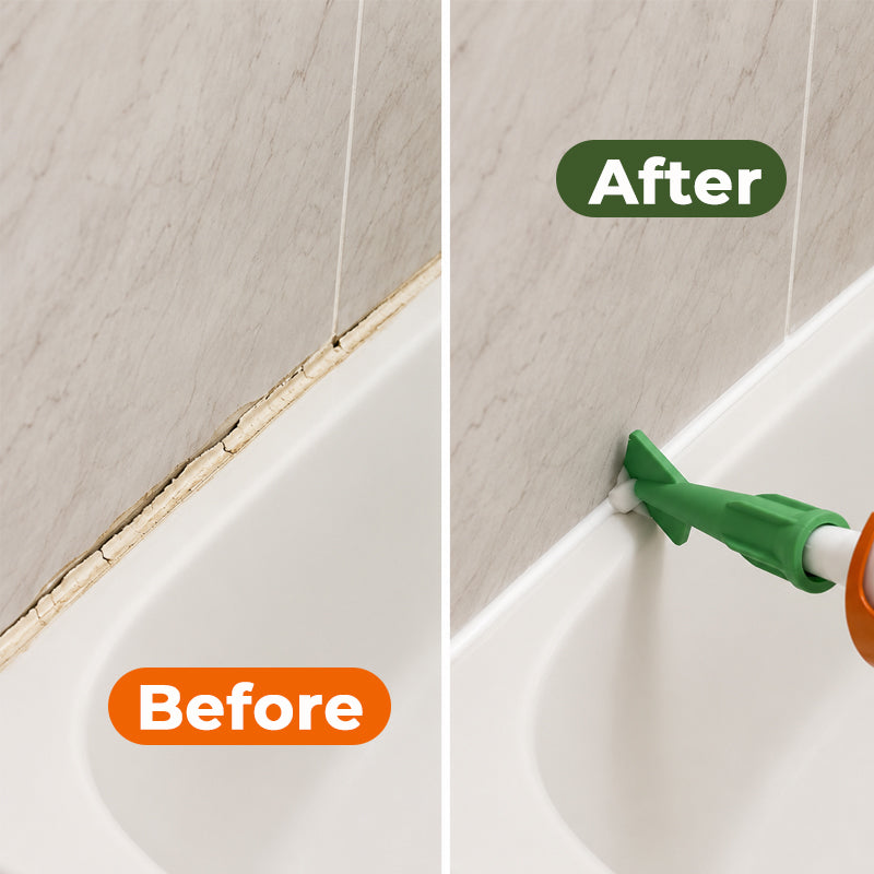 Grout Nozzle with Integrated Trimming Blade