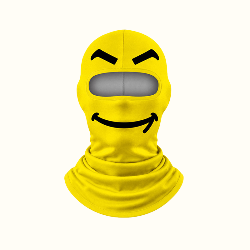 😂 Funny Emoji Fleece Balaclava – Warm Winter Face Mask