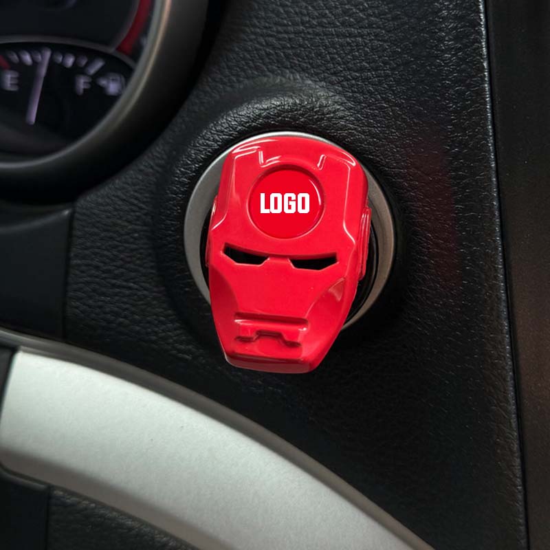 Premium Metal Push-to-Start Button Cover | Hero Edition