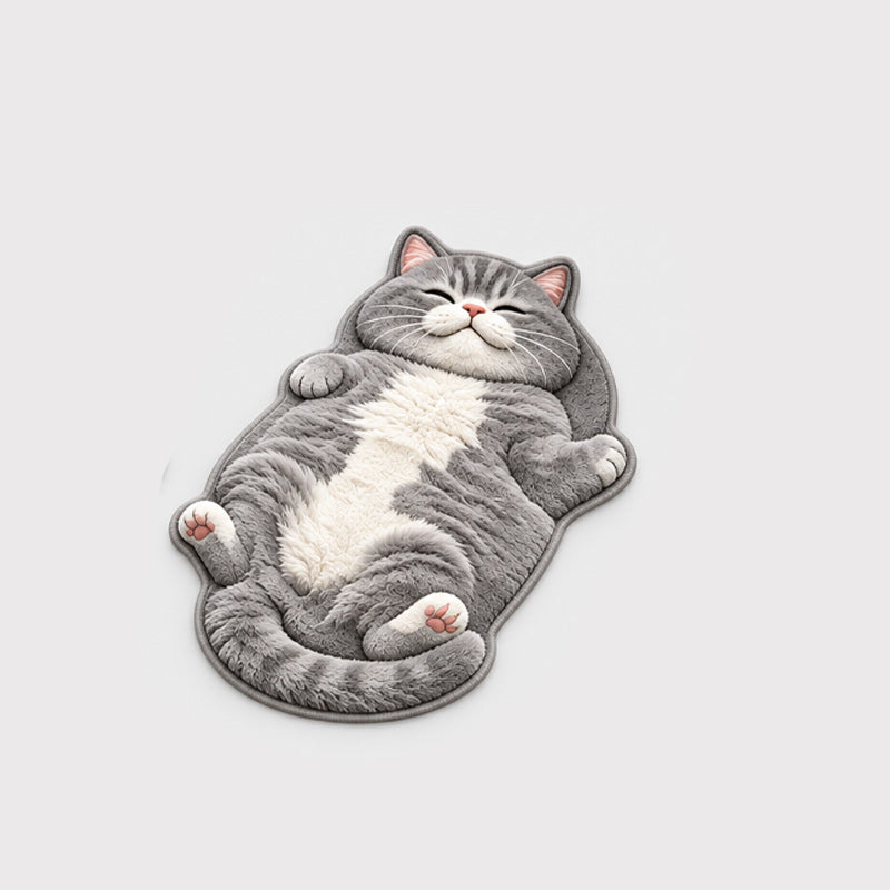 Cat-Shaped Floor Mat