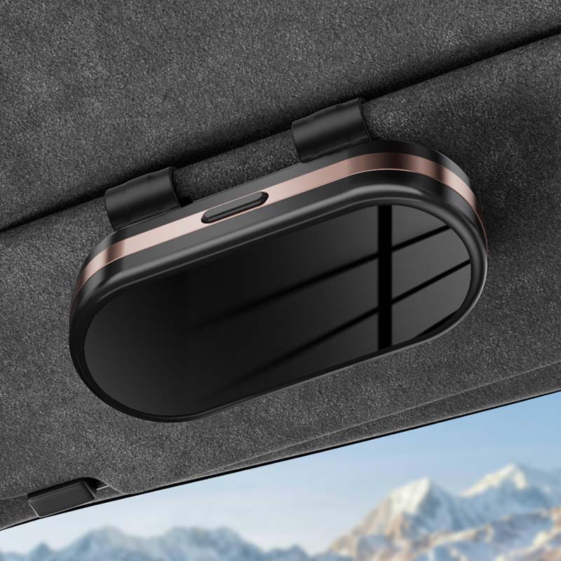 Customized Mirrored Car Glasses Case