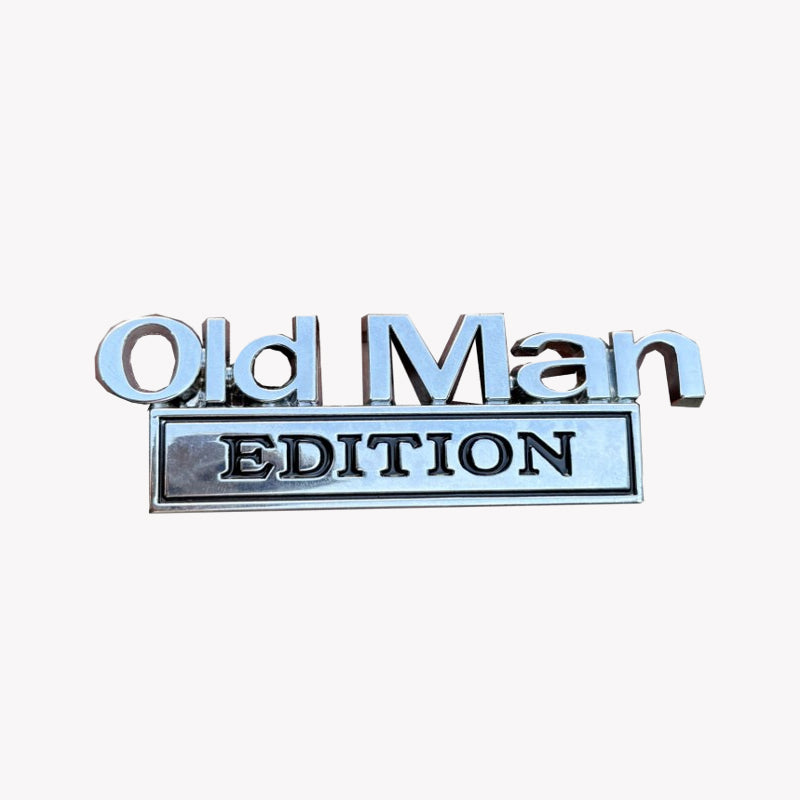 🚗 Old Man Edition-Auto-Emblem