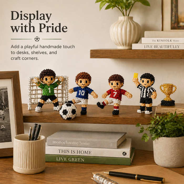 ⚽✨3D Beaded Soccer DIY Kit