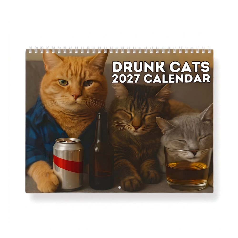 🍺🐱 2027 Drunk Cats Calendar