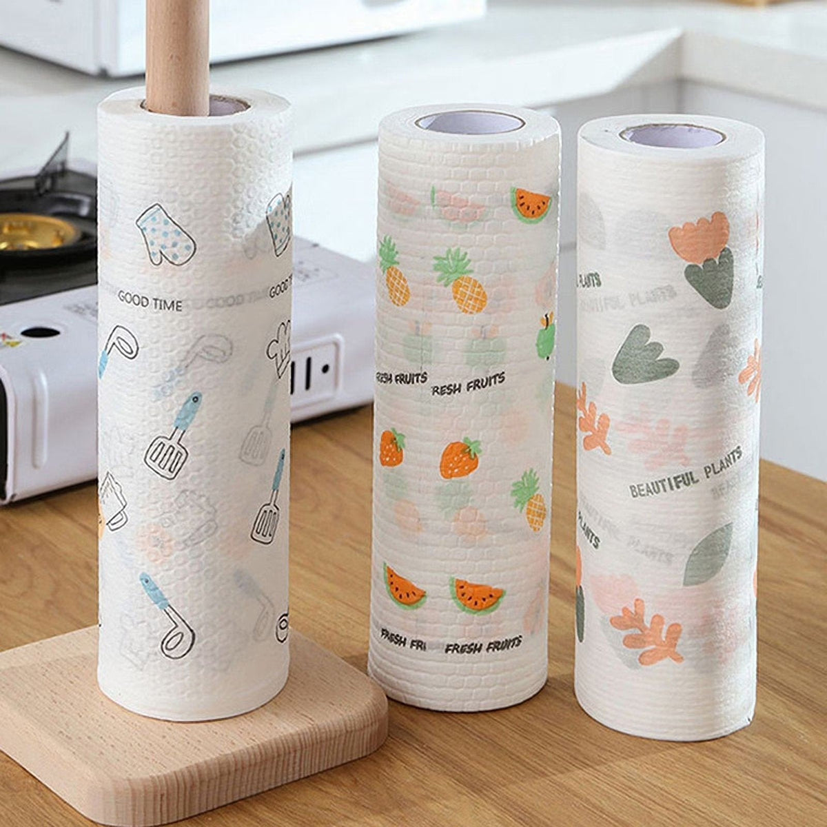 🔥 Roll of 50 reusable cleaning cloths – Wash, reuse, and clean more for less money🌿