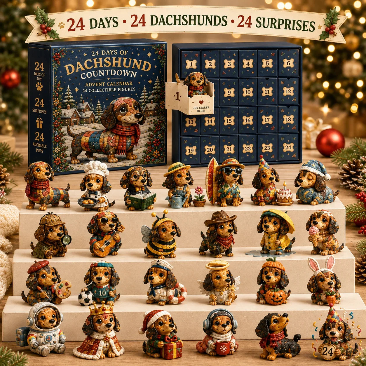 🎄🐾 2026 Dachshund Advent Calendar – 24 Days of Wiener Dog Joy