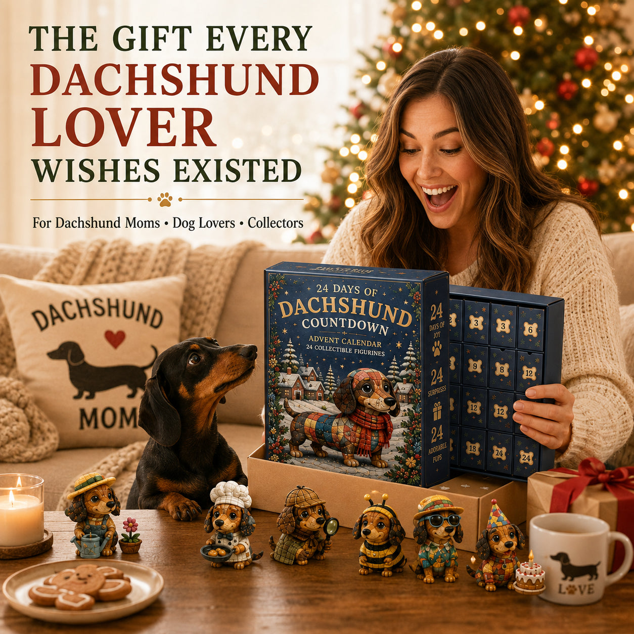🎄🐾 2026 Dachshund Advent Calendar – 24 Days of Wiener Dog Joy