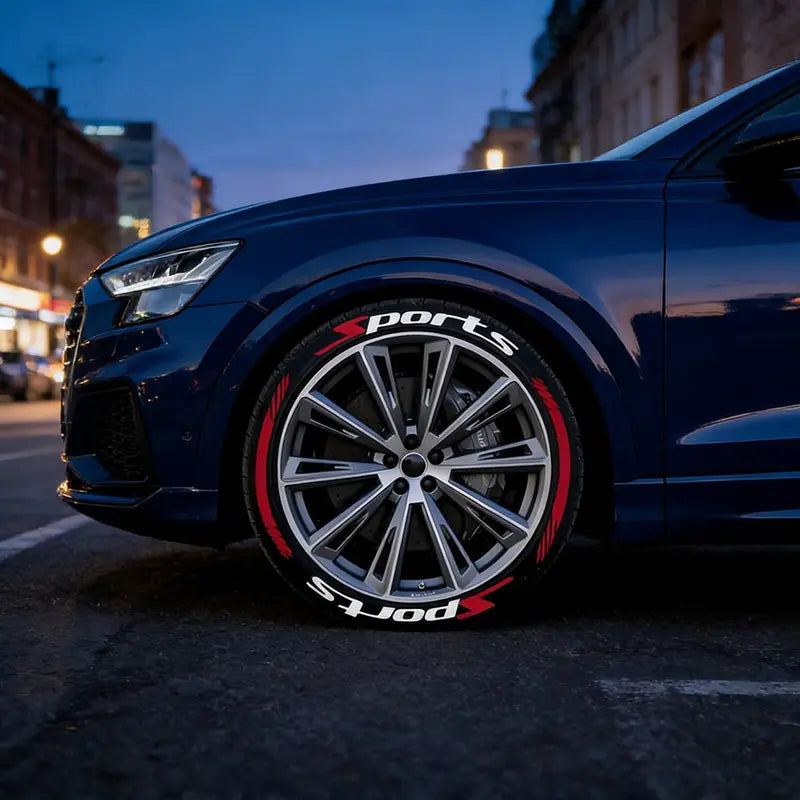 🔥 4PCS 3D Tire Lettering Stickers | Waterproof Universal Wheel Sidewall Decals