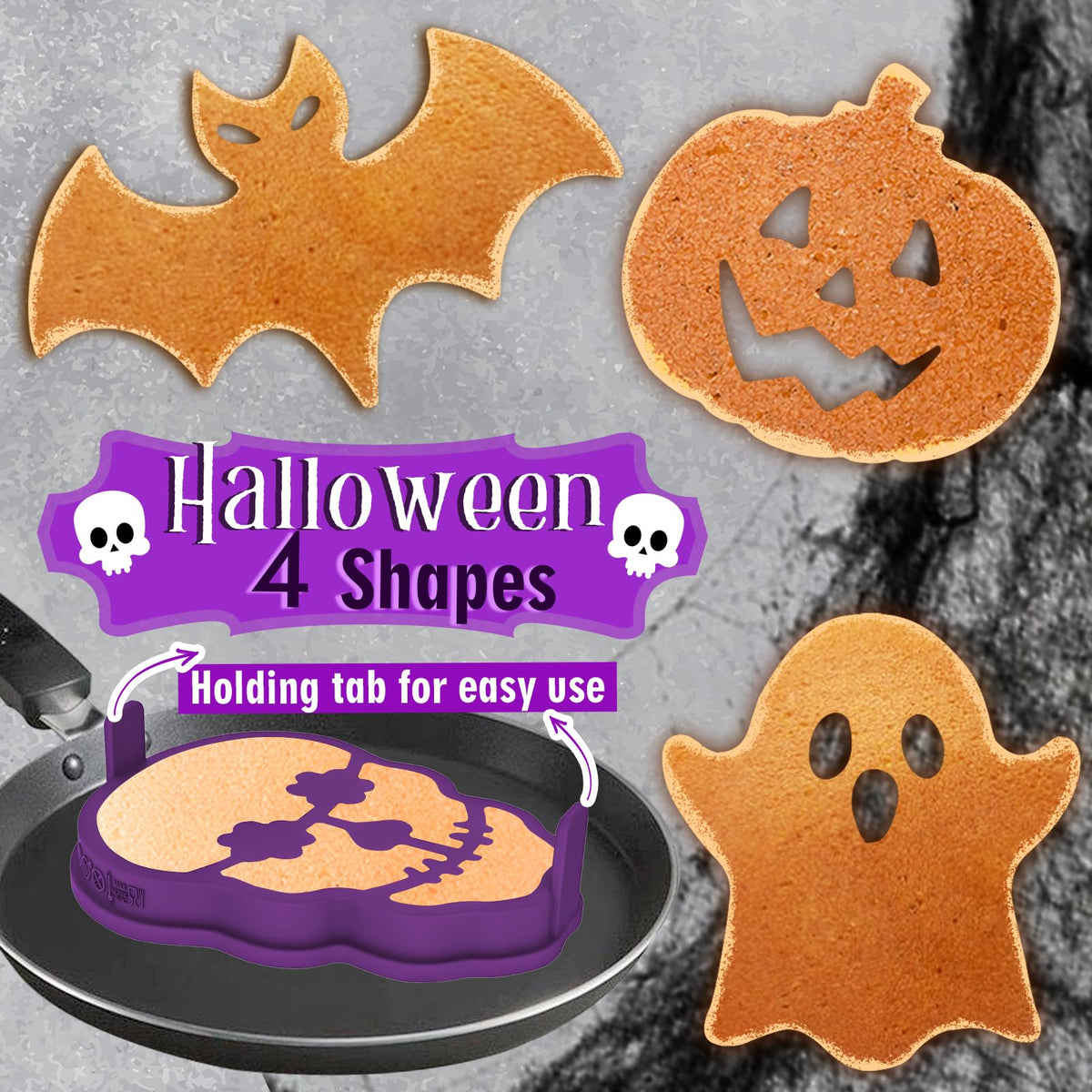 🎃 Halloween Silicone Pancake Mold