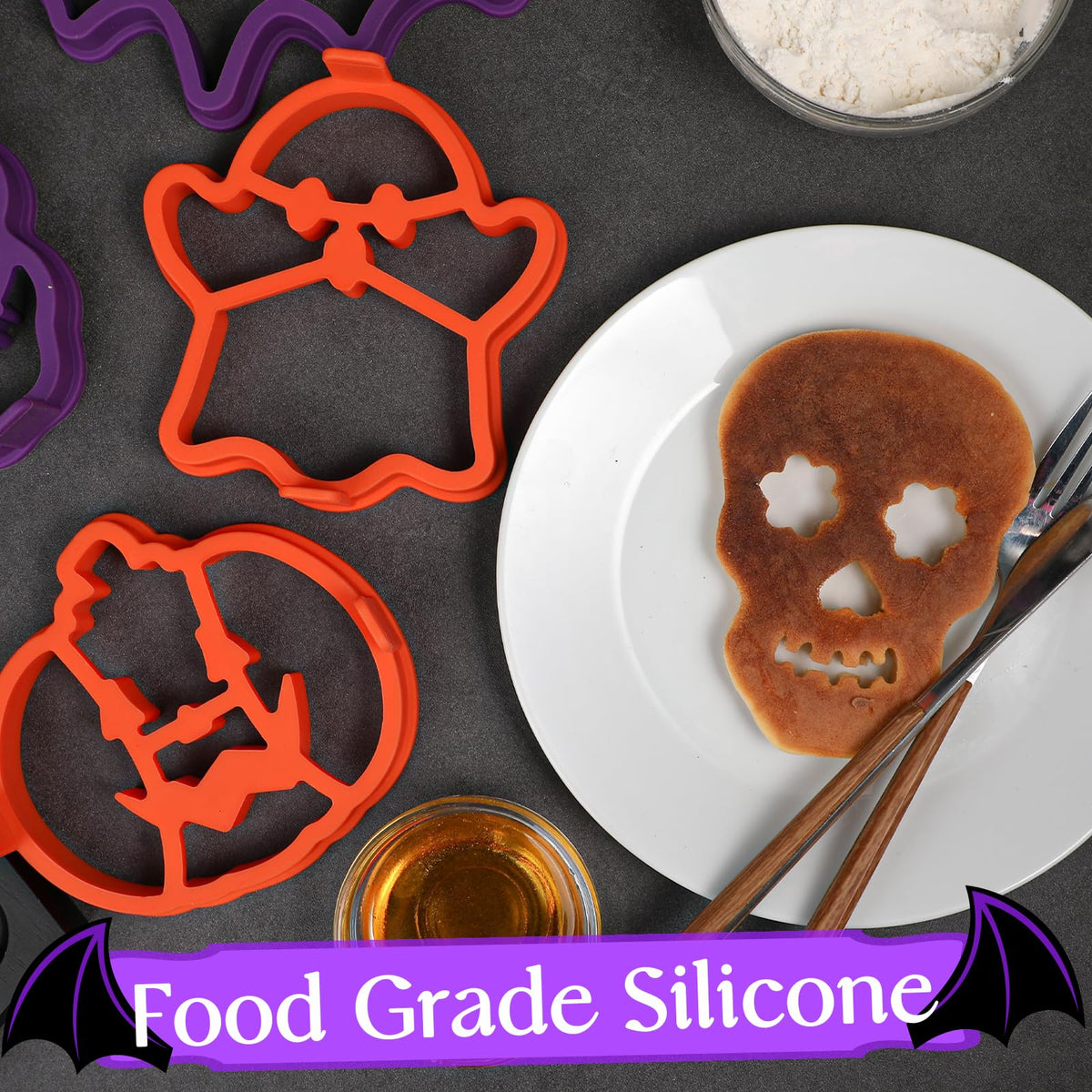 🎃 Halloween Silicone Pancake Mold