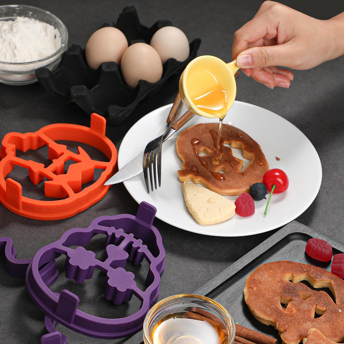 🎃 Halloween Silicone Pancake Mold