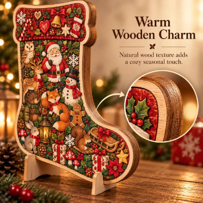 ⏳ Last Day 49% OFF – 🎄 Christmas Wooden Puzzle with Stand | Designs to Build & Display 🧩