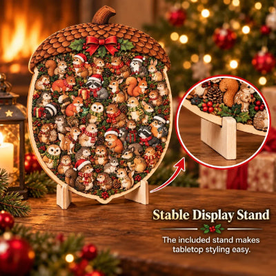 ⏳ Last Day 49% OFF – 🎄 Christmas Wooden Puzzle with Stand | Designs to Build & Display 🧩