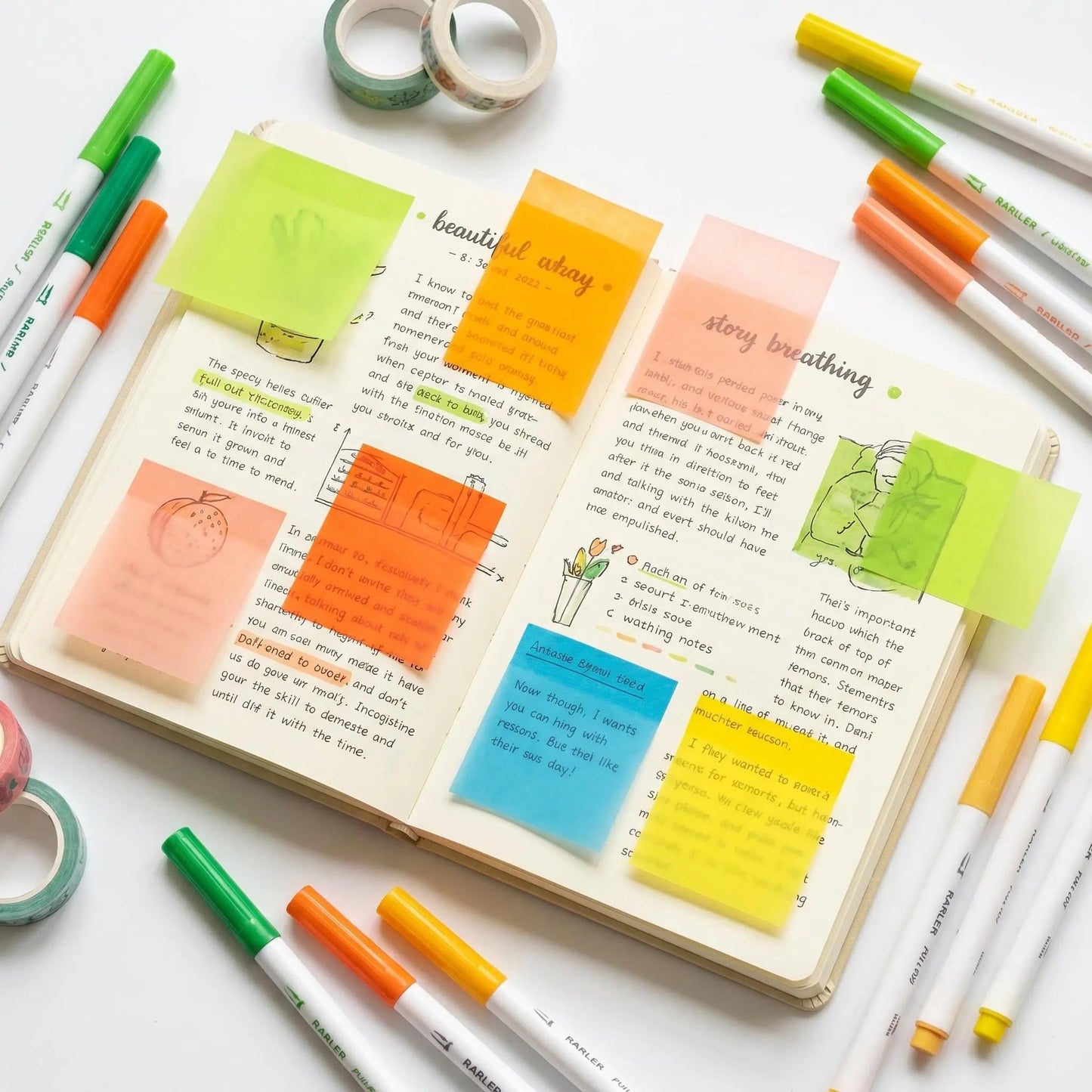 📝✨ Pull-Out Sticky Notes