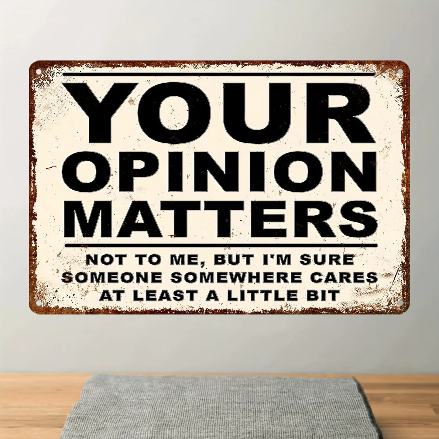 Sarcastic Metal Vintage Aluminum Signs