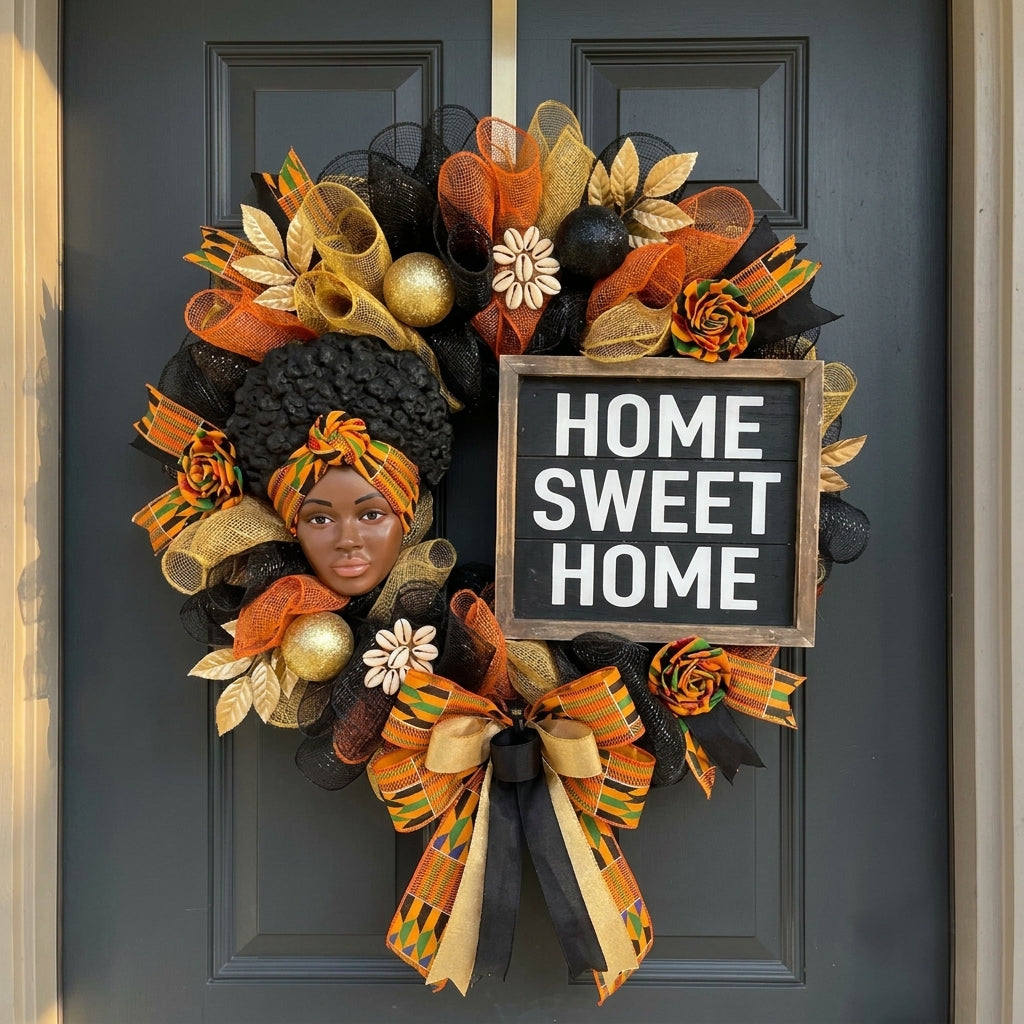 🍂🤎 Autumn Heritage Welcome Wreath