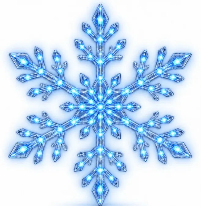 ⏳ Last Day 40% OFF – ❄️ LED Snowflake Wall Lights ✨