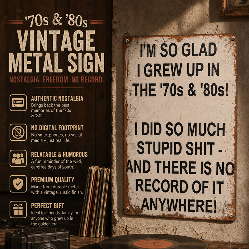 Fortunate Finds Vintage Metal Sign
