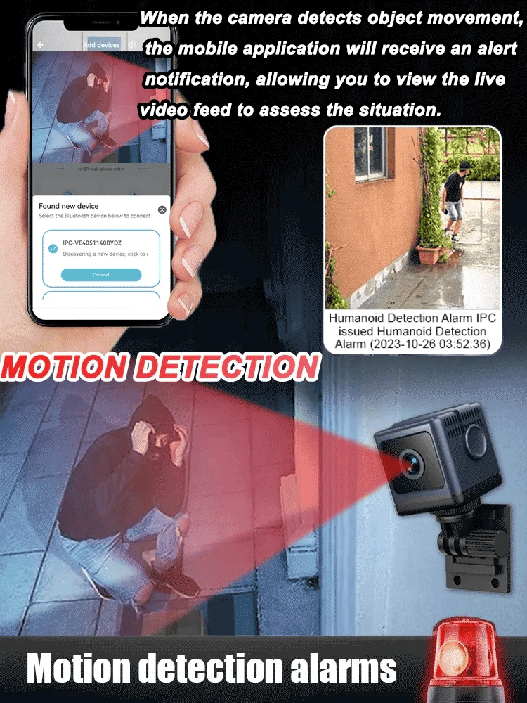 📶 Smart WiFi Security Camera – 1080P HD Night Vision Motion Detection