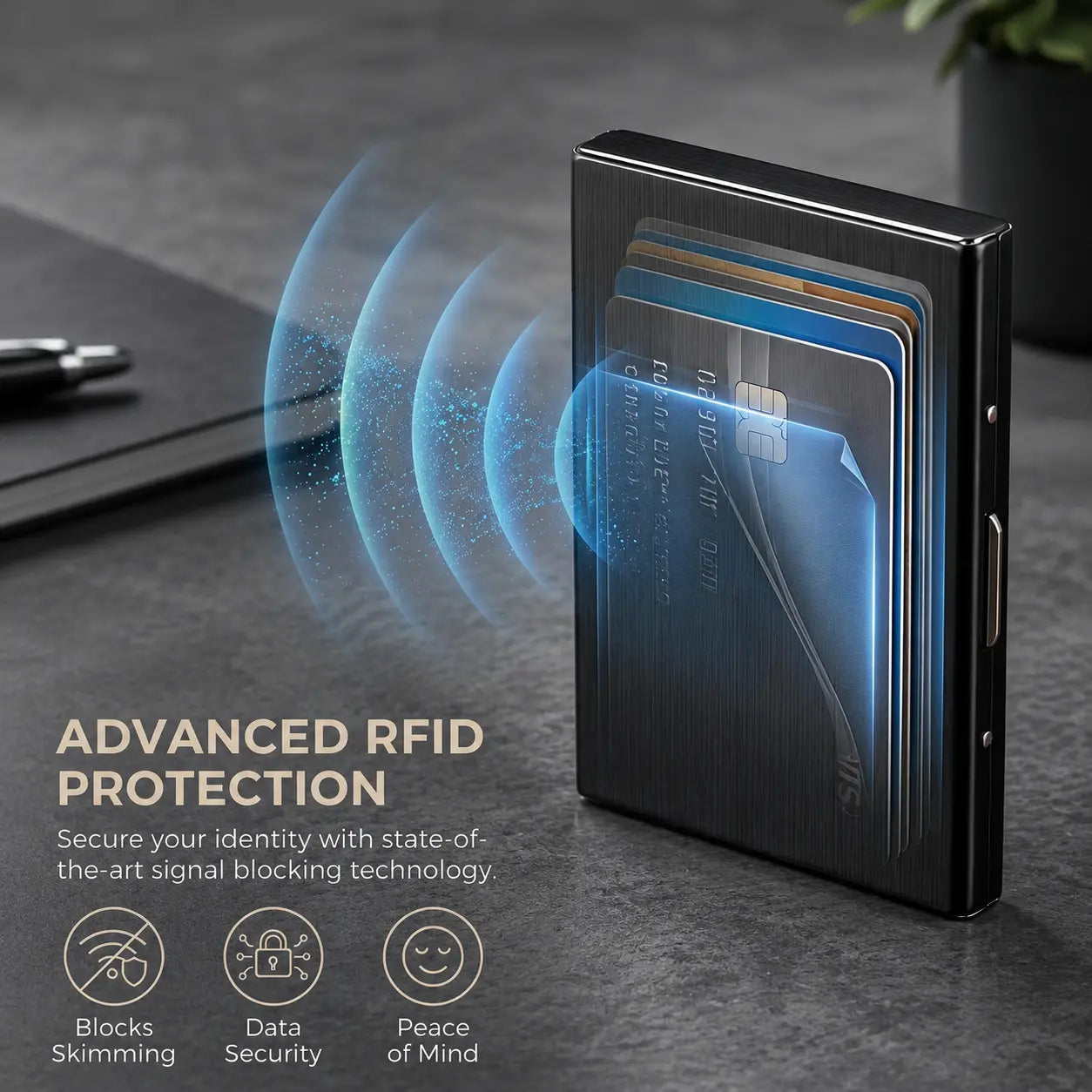 RFID Blocking Metal Card Holder
