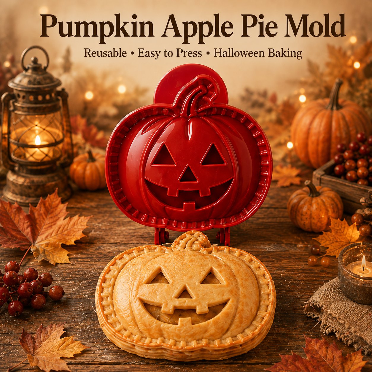 🎃 8-Piece Halloween Mini Hand Pie Mold Set